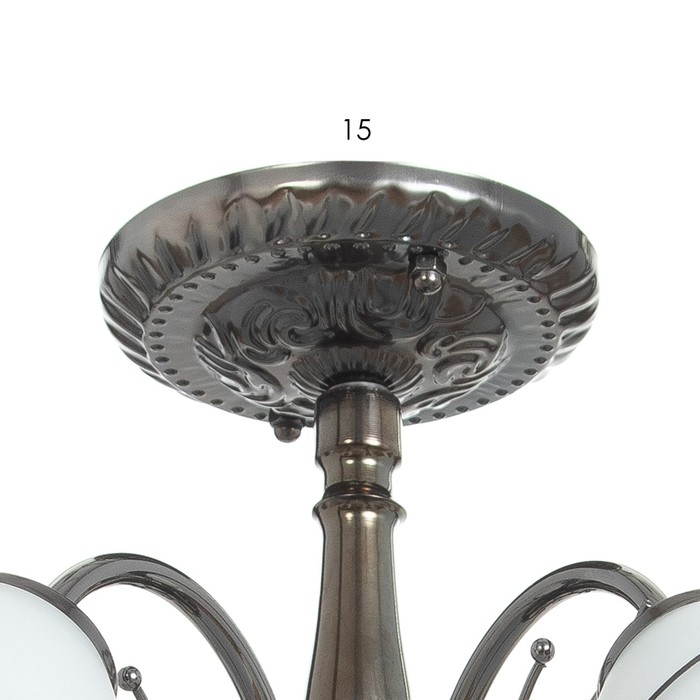 Люстра Люстра "Аннеди" 5хЕ27 40Вт антрацит 55х55х35 см BayerLux