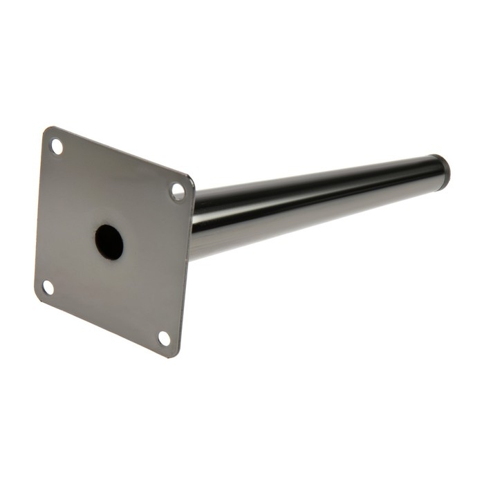 Опора мебельная CAPPIO OP07,h=200мм,толщ площ 1,8,  цвет глянцевый черный Опора мебельная CAPPIO OP07,h=200мм,толщ площ 1,8,  цвет глянцевый черный