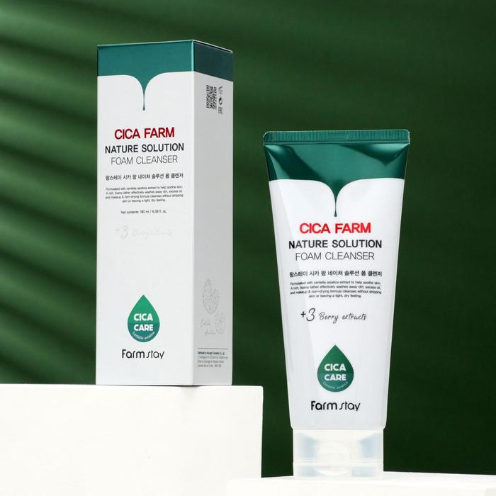 Пенка для умывания Farm Stay с центеллой азиатской, 180 мл Пенка для умывания Farm Stay с центеллой азиатской, 180 мл