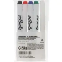 Набор маркеров ТУНДРА, разноцветные, удлиненный наконечник, 1 мм, 5 шт.