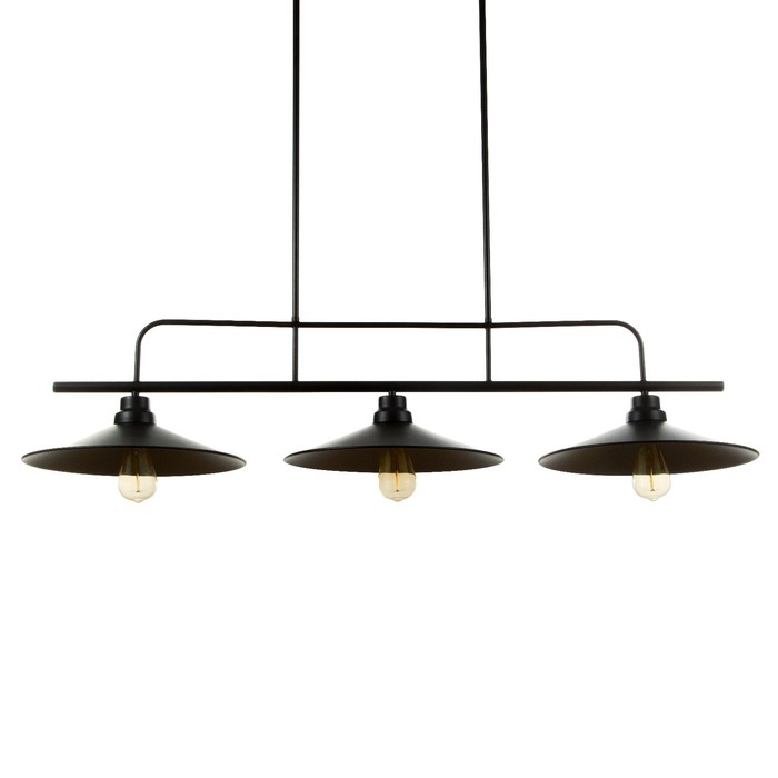 Люстра Люстра "Джозеф" 3x40W E27 черный 36x118x21,5 см BayerLux