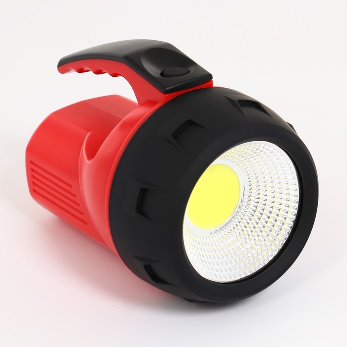 Фонарь светодиодный  ручной, на батарейках 5 Вт, COB, 4 AA, 14.5 x 11 см Фонарь светодиодный  ручной, на батарейках 5 Вт, COB, 4 AA, 14.5 x 11 см