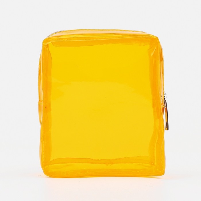 Косметичка на молнии, цвет жёлтый Косметичка на молнии, цвет жёлтый