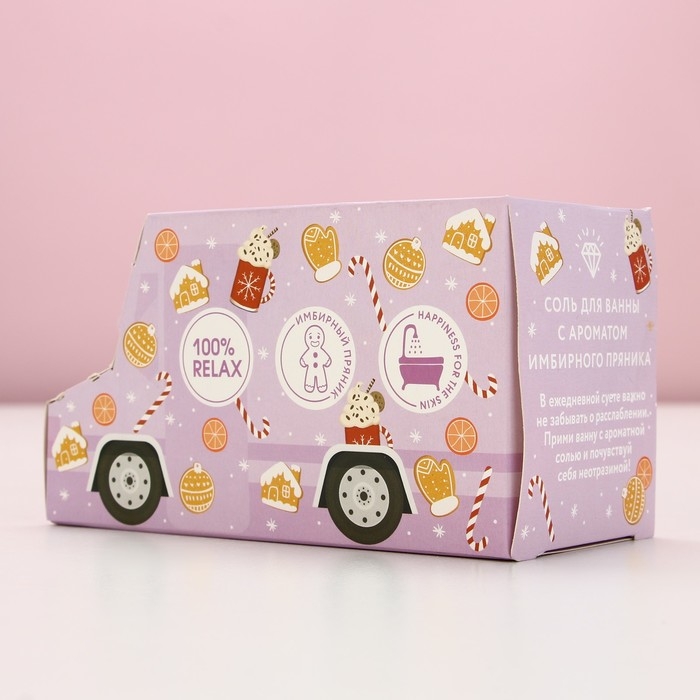 Соль для ванны «Время чудес», 400 г, аромат имбирного пряника, Новый Год Соль для ванны «Время чудес», 400 г, аромат имбирного пряника, Новый Год
