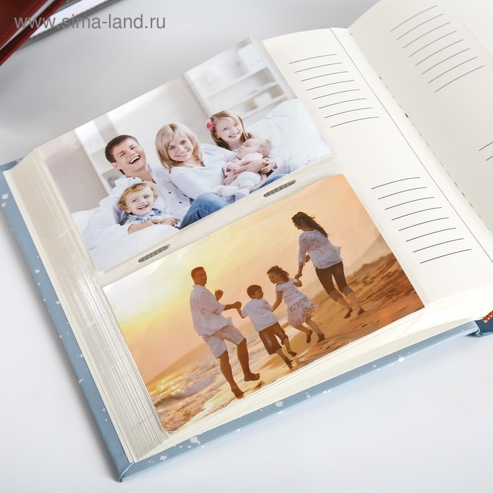 Фотоальбом на 200 фото Фотоальбом на 200 фото "Зайки" 10X15 см, бум.карм.с мемо