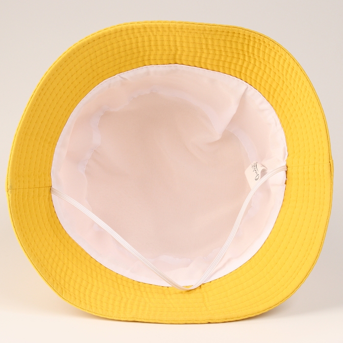 Панама детская для девочки «Цыпа», цвет жёлтый, р-р 48-50