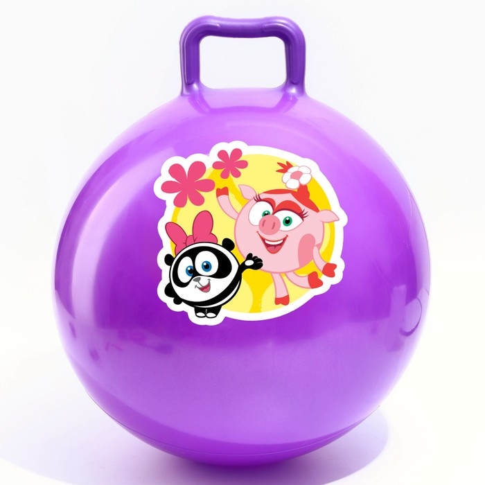 Мяч прыгун Смешарики «Друзья», обычный с ручками, d=45 см, 350 г, цвета МИКС Мяч прыгун Смешарики «Друзья», обычный с ручками, d=45 см, 350 г, цвета МИКС