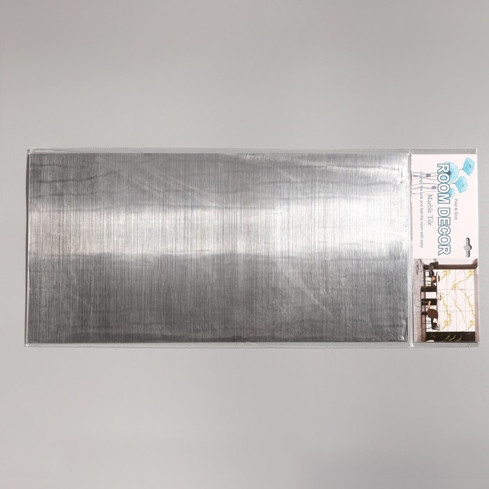 Панель самоклеящаяся 60*30см серебристая Панель самоклеящаяся 60*30см серебристая