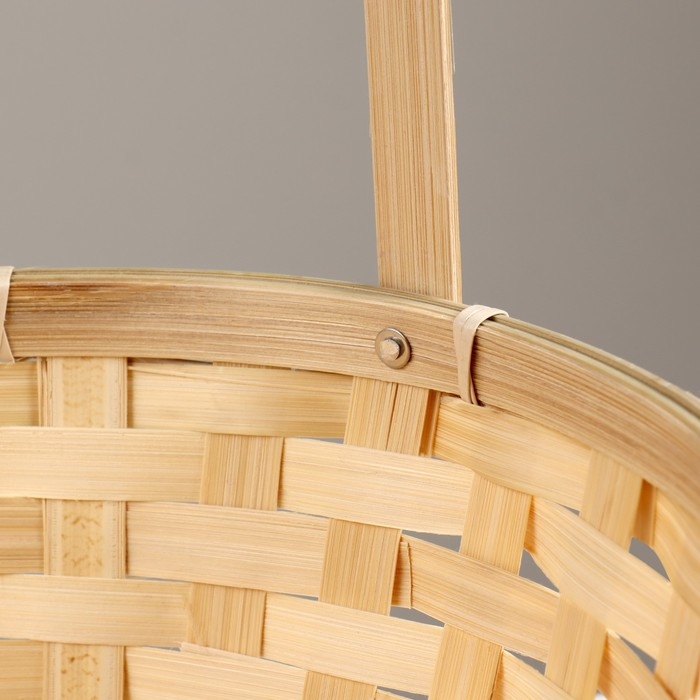 Корзина плетенная, 26х12/30 см, бамбук Корзина плетенная, 26х12/30 см, бамбук