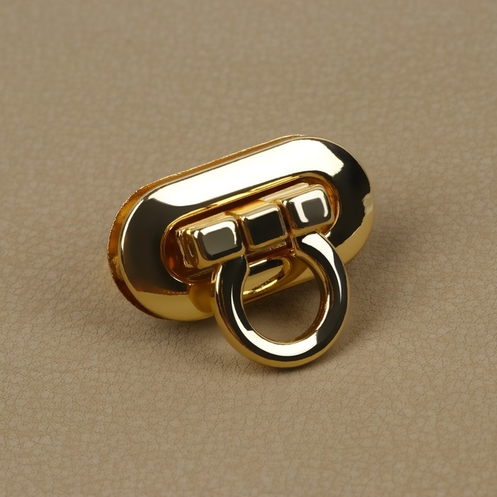 Застёжка для сумки, 3 × 1,5 см, цвет золотой Застёжка для сумки, 3 × 1,5 см, цвет золотой