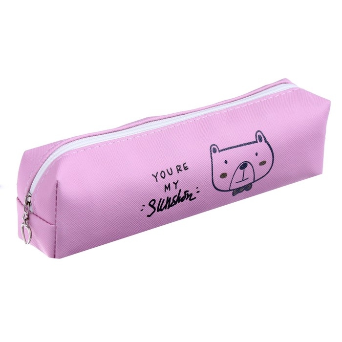 Пеналы школьный на молнии Пеналы школьный на молнии "Зверьки", МИКС