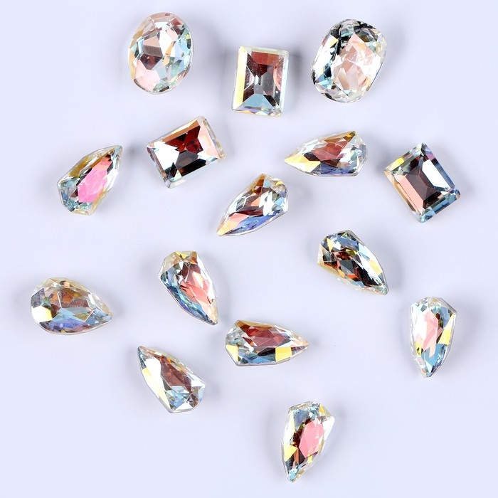 Камешки декоративные для творчества, набор 15 шт., цвет белый, камни — от 6 до 14 мм Камешки декоративные для творчества, набор 15 шт., цвет белый, камни — от 6 до 14 мм