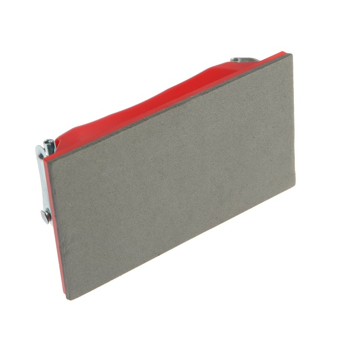 Брусок для шлифования ТУНДРА, пластиковый, металлические зажимы, 160 х 85 мм Брусок для шлифования ТУНДРА, пластиковый, металлические зажимы, 160 х 85 мм
