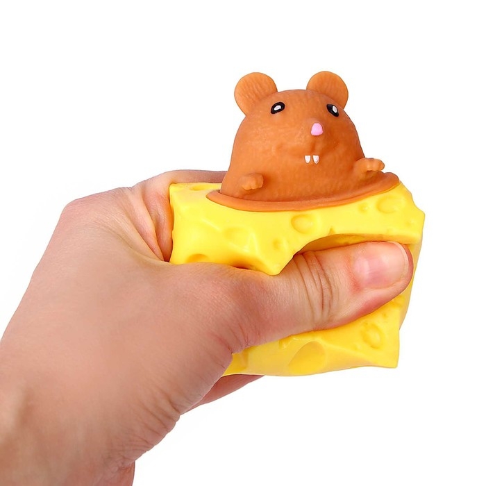 Антистресс сквиш мялка «Мышки», цвета МИКС, в шоубоксе Антистресс сквиш мялка «Мышки», цвета МИКС, в шоубоксе