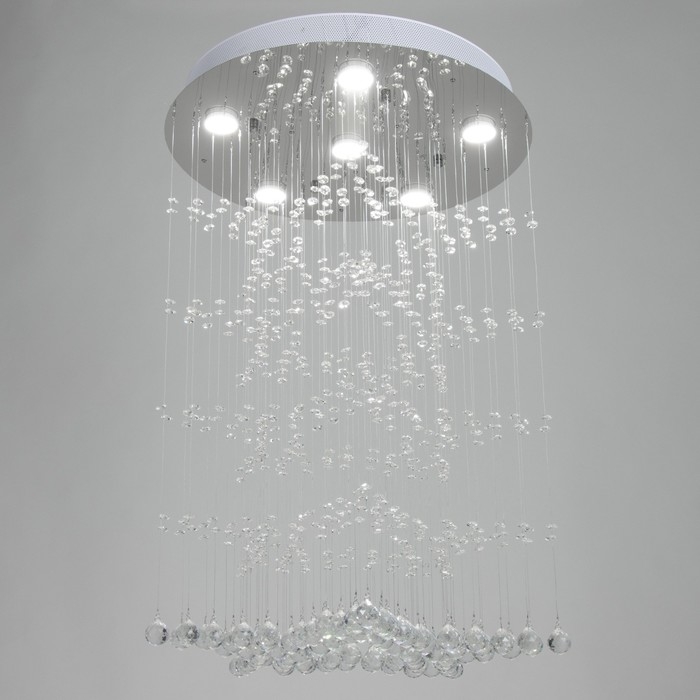 Светильник каскад Светильник каскад "Звезда" 6xLED хром 50х50х84см BayerLux