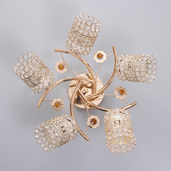 Люстра Люстра "Бэрри" 5х40Вт Е27 Золото МОДЕЛЬ: 2612376