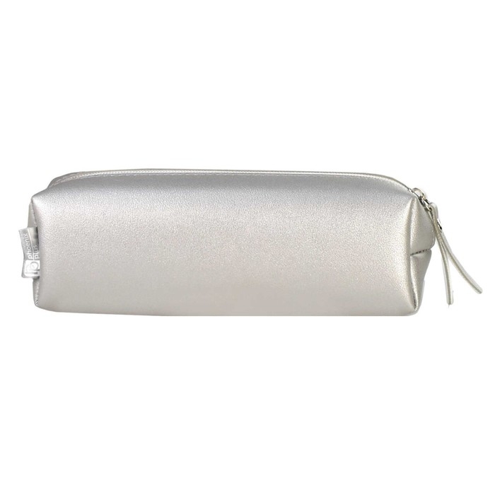 Пенал мягкий, 1 отделение, 55 х 195 х 60 мм, объёмный, искусственная кожа, с окном, нейлон, Феникс  Пенал мягкий, 1 отделение, 55 х 195 х 60 мм, объёмный, искусственная кожа, с окном, нейлон, Феникс "Бриллиант" серый 61313