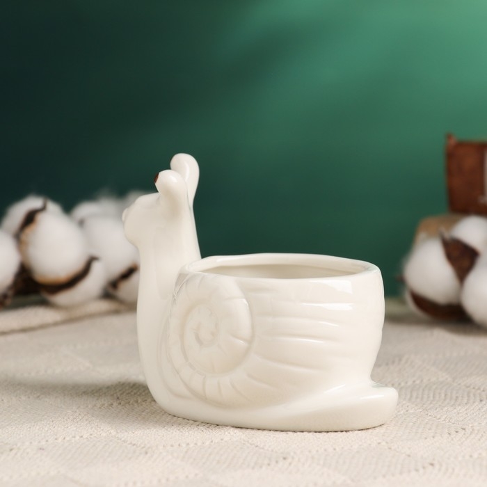 Горшок  Горшок "Улитка" 13х9х9см