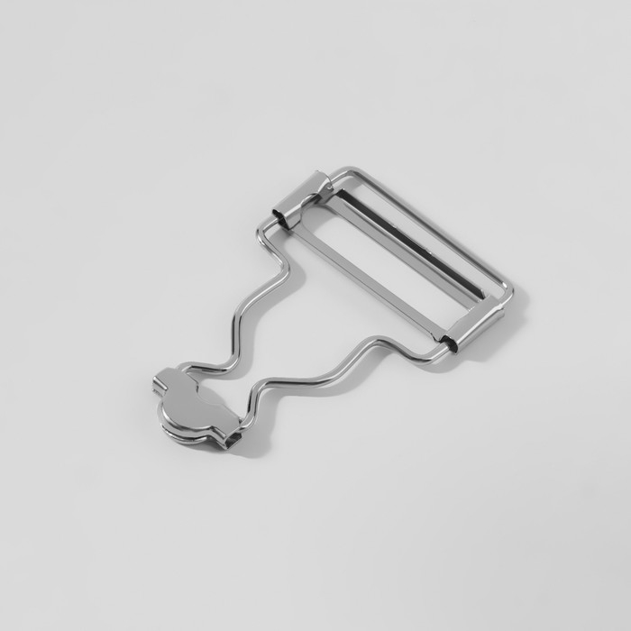 Застёжка для комбинезона, 32 мм, 10 шт, цвет серебряный Застёжка для комбинезона, 32 мм, 10 шт, цвет серебряный