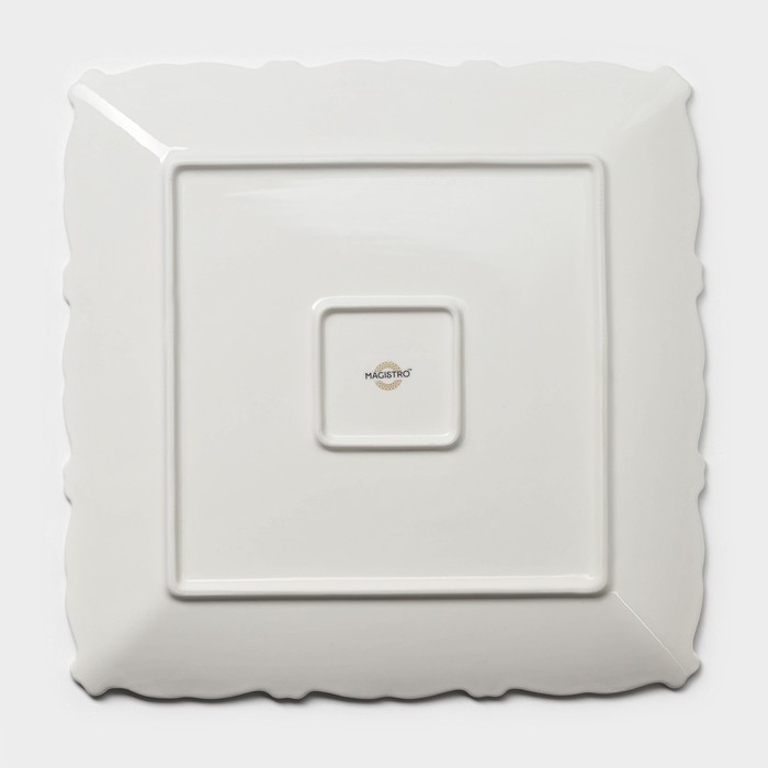 Тарелка фарфоровая пирожковая Magistro Kingdom, 30×2,2 см Тарелка фарфоровая пирожковая Magistro Kingdom, 30×2,2 см