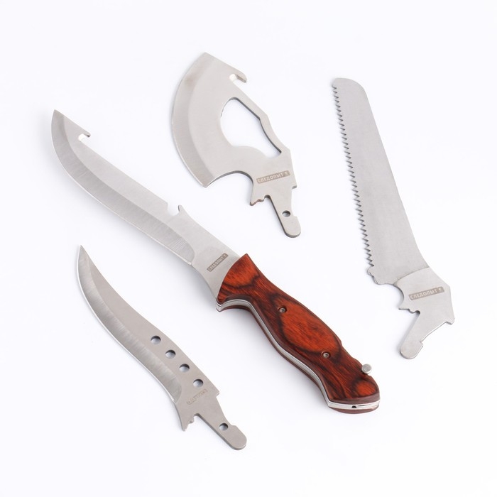 Набор туристический  Набор туристический "СЛЕДОПЫТ", пила, топор, нож, в чехле, 22,5 х 12 х 3 см