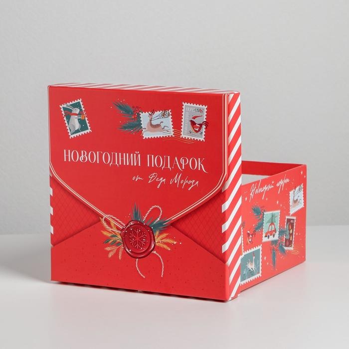 Набор подарочных коробок 5 в 1 «Новогодняя почта», 14 х 14 х 8 - 22 х 22 х 12 см, Новый год Набор подарочных коробок 5 в 1 «Новогодняя почта», 14 х 14 х 8 - 22 х 22 х 12 см, Новый год
