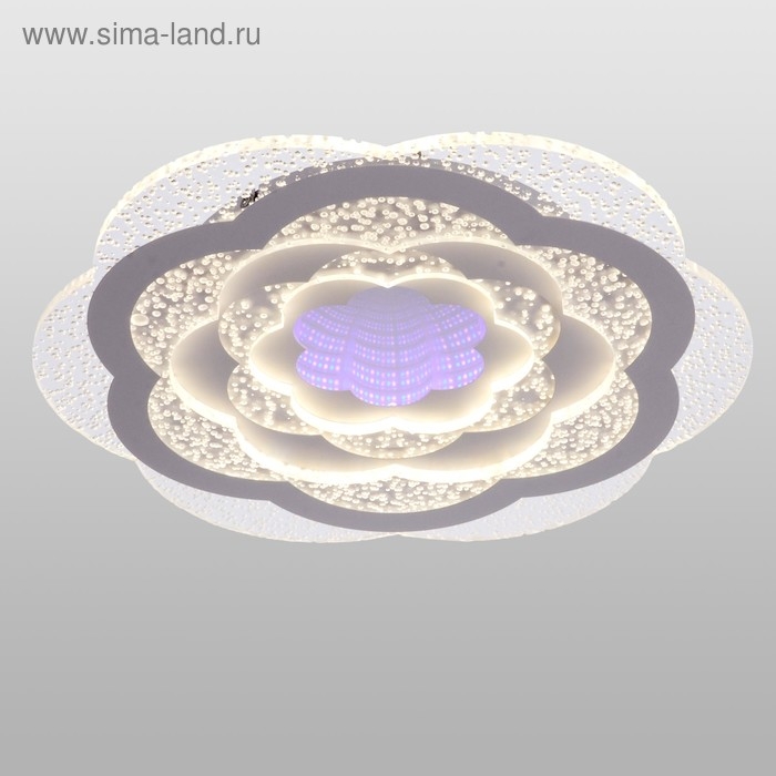 Светильник с ПДУ 660608N LED 160Вт 3 режима 3000-6000К диммер белый 50х50х7,5 см BayerLux
