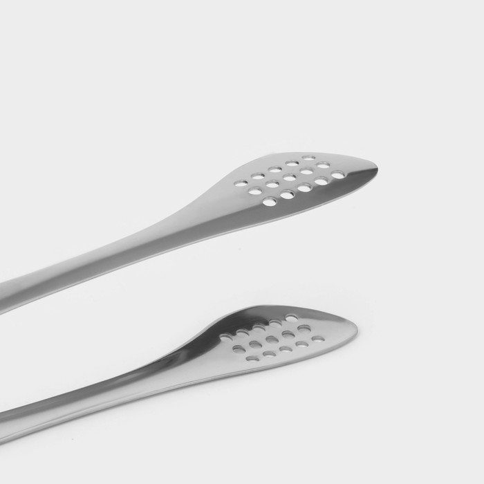 Щипцы кухонные Доляна «Браль», 20,6×12,5×2,2 см, нержавеющая сталь, цвет серебристый Щипцы кухонные Доляна «Браль», 20,6×12,5×2,2 см, нержавеющая сталь, цвет серебристый