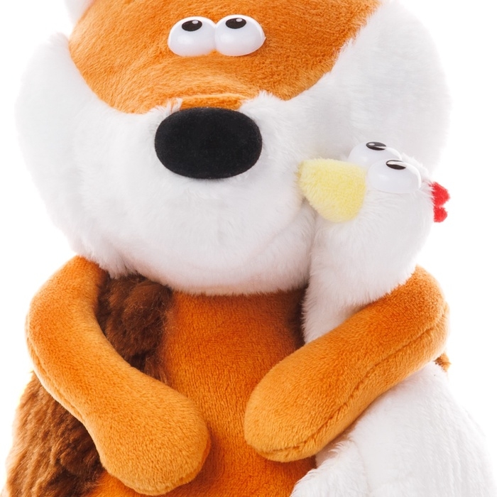 Мягкая игрушка  Мягкая игрушка "Ловкий Лис и Курица", 24 см MT-MRT-D04202307-24