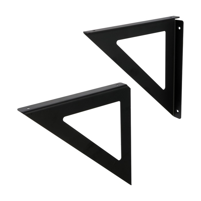 Кронштейн DELТА, мод 1, 245х245, 2 шт, цвет черный Кронштейн DELТА, мод 1, 245х245, 2 шт, цвет черный