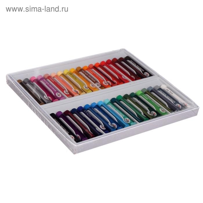 Пастель масляная, набор 36 цветов, Гамма Пастель масляная, набор 36 цветов, Гамма "Студия", d-8мм, l-65мм, в картонной коробке