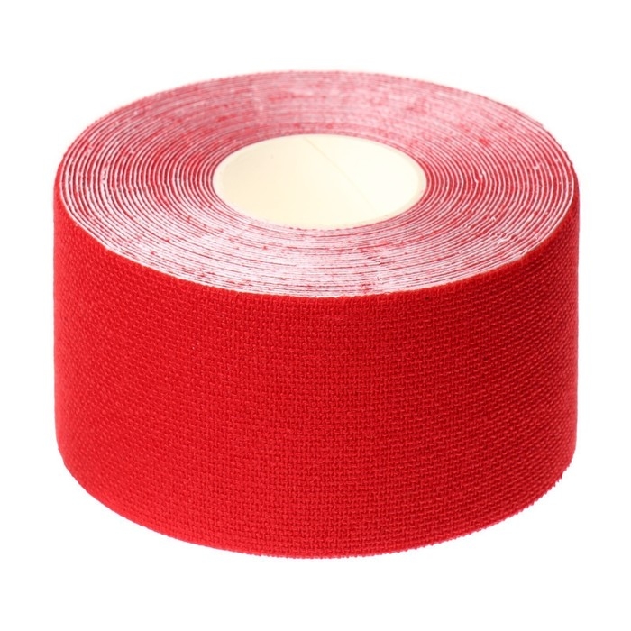 Кинезио - тейп, 3,8 см × 5 м, цвет красный Кинезио - тейп, 3,8 см × 5 м, цвет красный