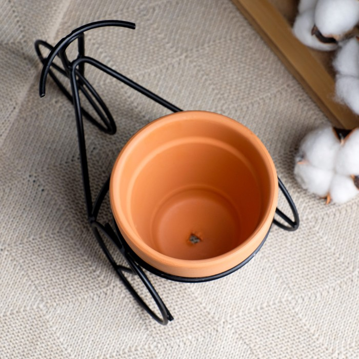 Кашпо Кашпо "Велосипед" 9*9см на мет подставке