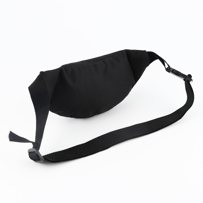 Сумка поясная «Аниме», 32х8х15 см, отдел на молнии, наружный карман, цвет черный