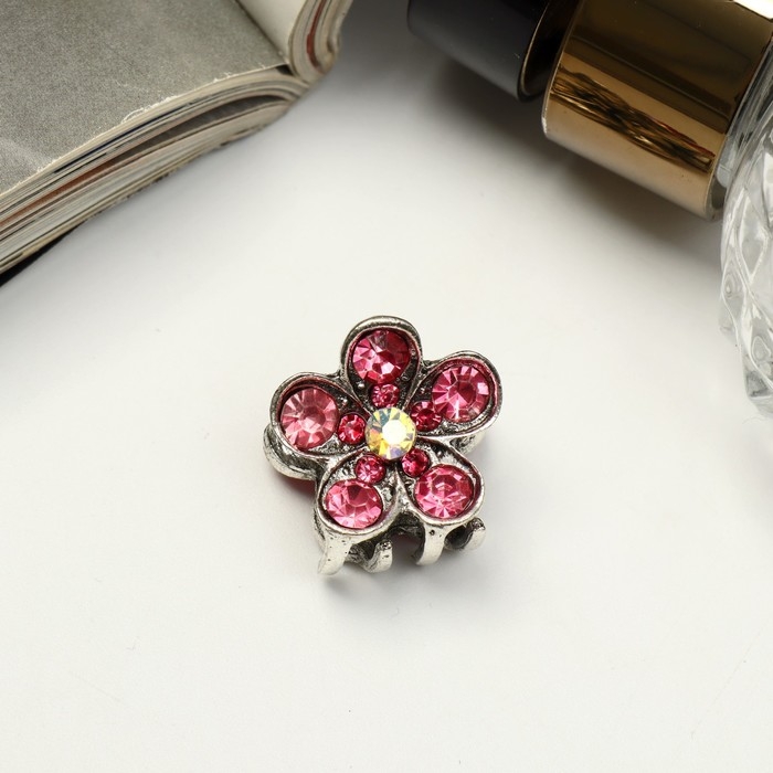 Краб для волос Краб для волос "Мокси" цветочек, 1,9 см, микс