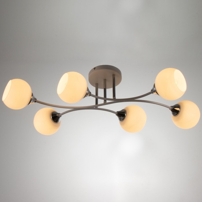 Люстра ГАЛЛОП Люстра ГАЛЛОП "Рассвет" 6х60Вт Е27 белый