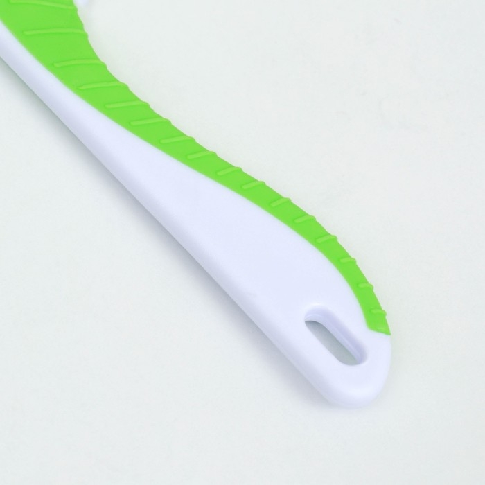 Расческа для шерсти 15,6 х 5,3 см, длинные зубья 3,4 см, бело-зелёная Расческа для шерсти 15,6 х 5,3 см, длинные зубья 3,4 см, бело-зелёная