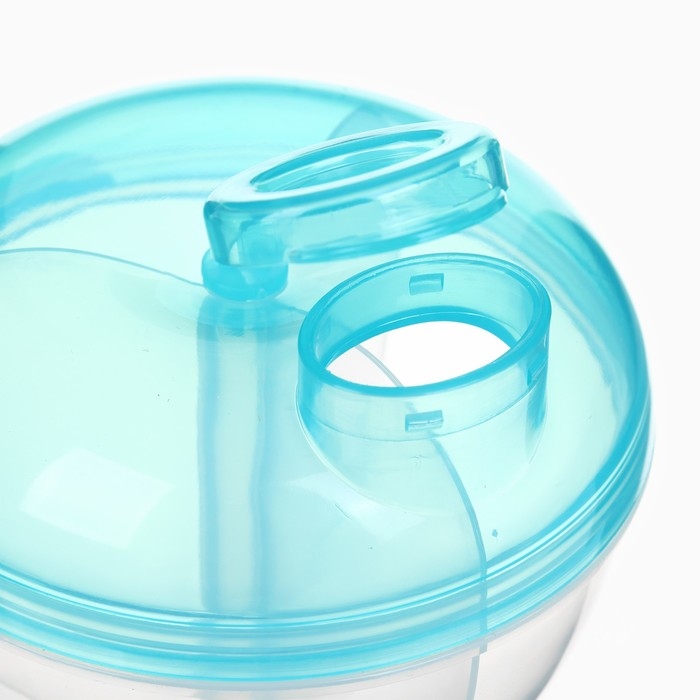 Контейнер для детского питания, 3 секции, ВИД 3, 180мл., цвет голубой Контейнер для детского питания, 3 секции, ВИД 3, 180мл., цвет голубой