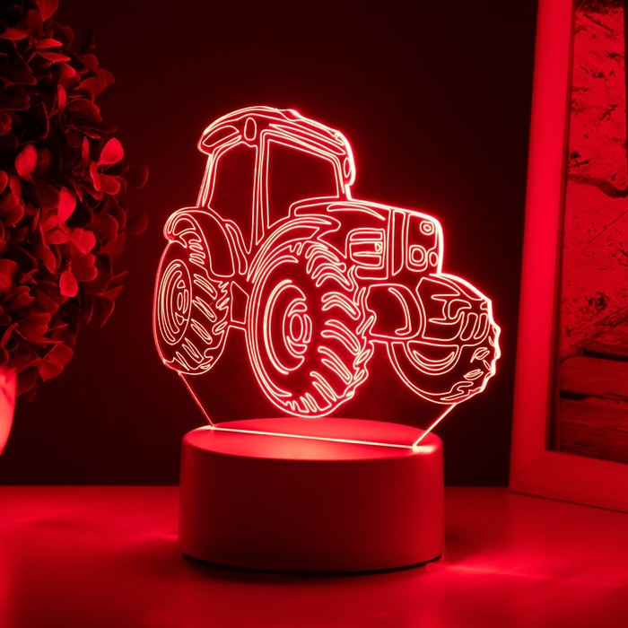Светильник "Трактор" LED белый от сети 9,5х16х17,5 см RISALUX