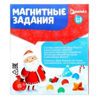 Обучающая игра с магнитной ручкой «Магнитные задания. Помощник Деда Мороза», 10 заданий, 3+