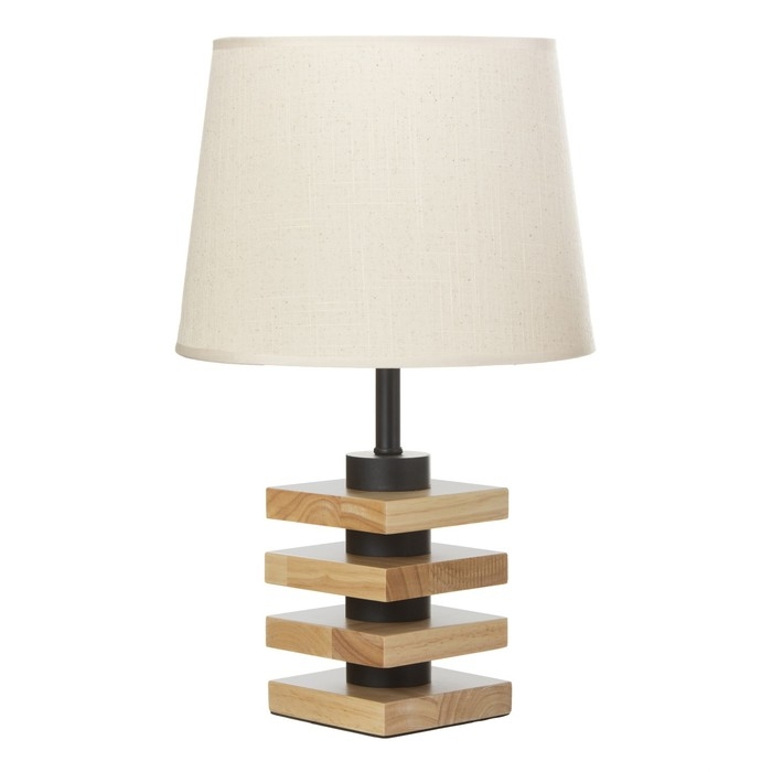 Настольная лампа Настольная лампа "Консель" E27 40Вт светлое дерево 25х25х42,5 см RISALUX