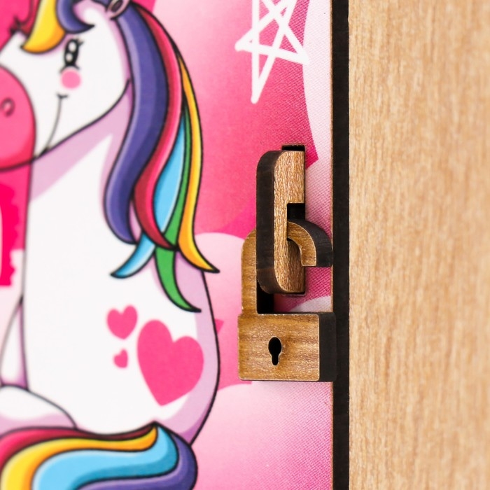 Копилка-шкатулка Копилка-шкатулка "Единорог" 14х12х5 см