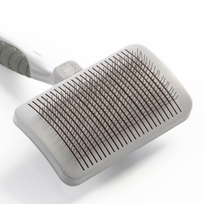 Пуходёрка с самоочисткой без капель увеличенная, 10,5 х 16,5 см, серая Пуходёрка с самоочисткой без капель увеличенная, 10,5 х 16,5 см, серая