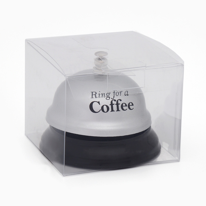 Звонок настольный  Звонок настольный "Ring for a coffee", 7.5 х 7.5 х 6 см