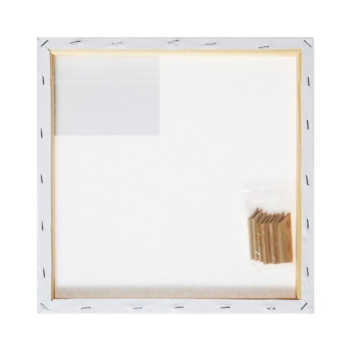 Холст на подрамнике 1,6х30х30 см, хлопок 100%, акриловый грунт, мелкозернистый, 280г/м² Холст на подрамнике 1,6х30х30 см, хлопок 100%, акриловый грунт, мелкозернистый, 280г/м²