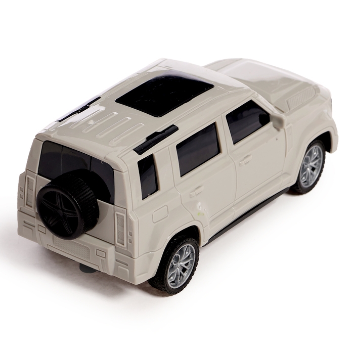 Джип радиоуправляемый «Крузер», работает от батареек, цвет бежевый Джип радиоуправляемый «Крузер», работает от батареек, цвет бежевый