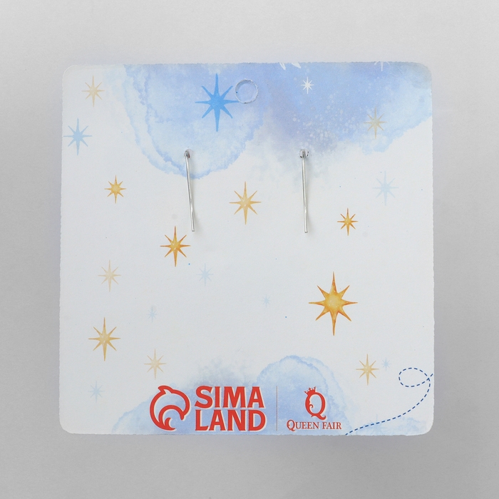 Новый год! Серьги «Новогодние» висячие, бантики, красный Новый год! Серьги «Новогодние» висячие, бантики, красный