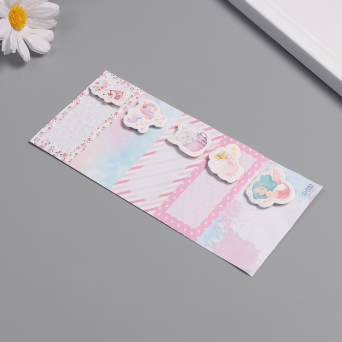 Наклейка с объёмным элементом Наклейка с объёмным элементом "Для девчонок" 7х15,2 см