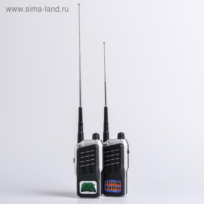 Набор раций «Рации супергероев», Мстители, работает от батареек Набор раций «Рации супергероев», Мстители, работает от батареек