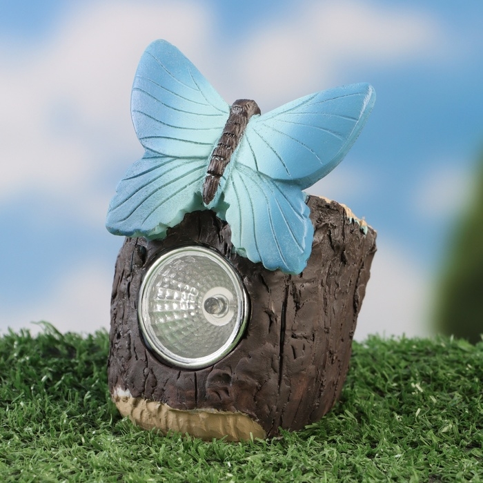 Садовый фонарь  Садовый фонарь "Бабочка" микс, 8х6х12см